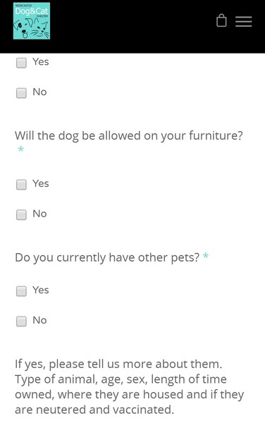 Rehoming application