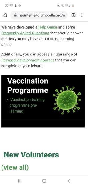 How are people’s vaccinator job applications going?