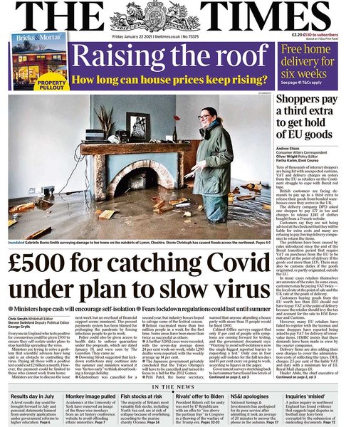 Westministenders: Biden Time Til The Penny Drops