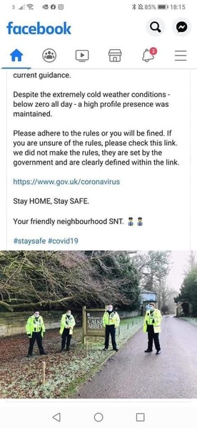 Derbyshire Police Patrolling National Trust Sites