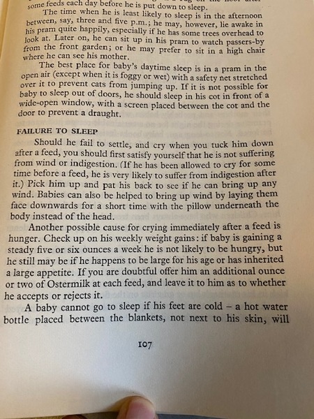 Mother and baby advice from 1960 - ask away!