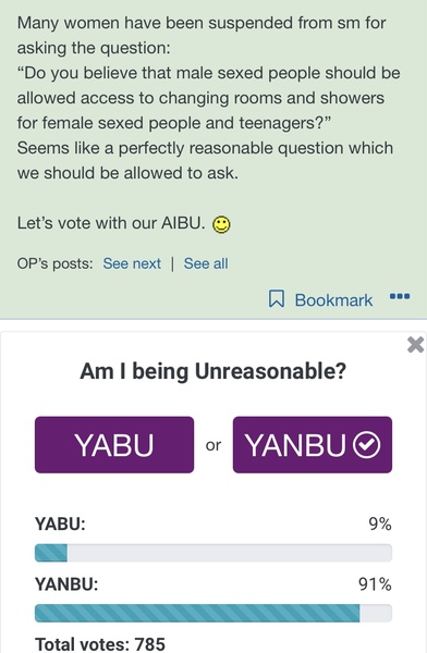 AIBU to think women should not be banned from Social media for asking the question - Thread 2
