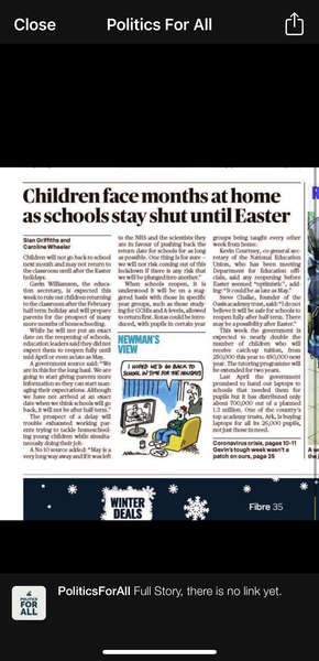 When will schools reopen?