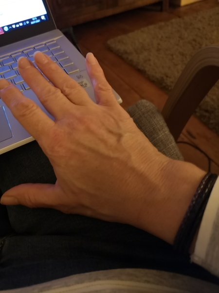 Does anyone want to play 'guess the age of my hands?