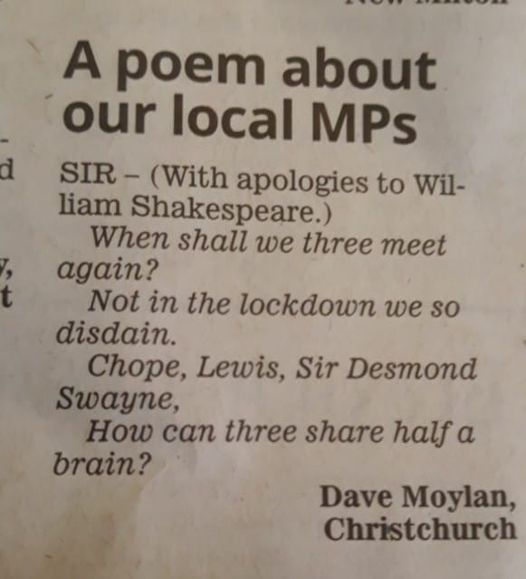 Westministenders: Where's my milk and cheese?