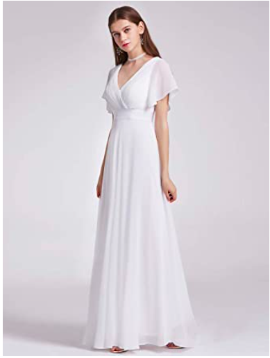 Dress for a vow renewal on a beach.