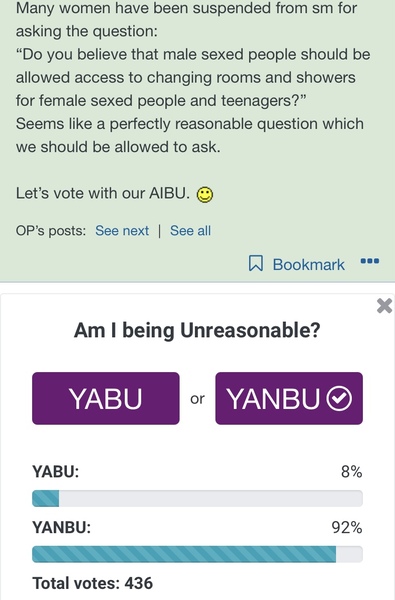 AIBU to think women should not be banned from Social media for asking the question - Thread 2