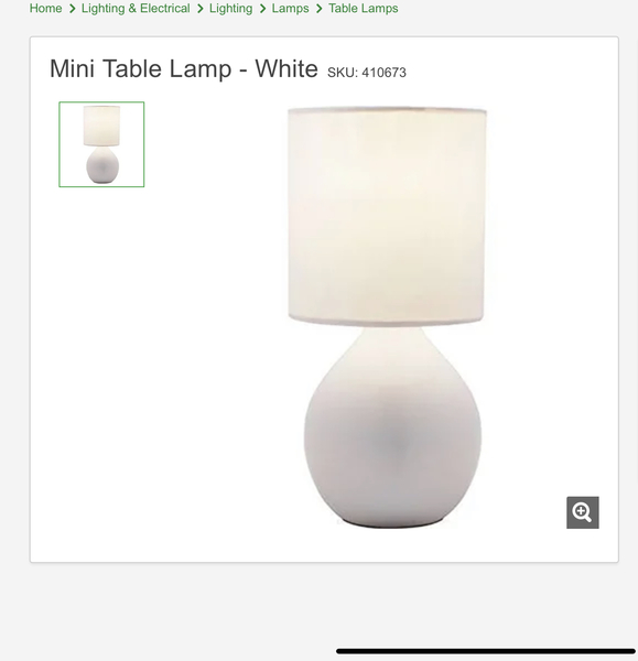 Touch on/off lamp that you can touch at the top?