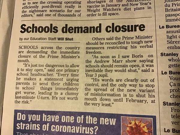 The Forty First Republic - Gav encourages parents to report schools to OFSTED