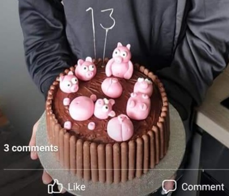 I need ideas for a lazy birthday cake with a bit of wow factor