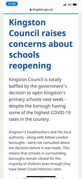 Kingston schools staying open