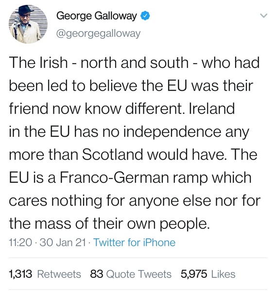 To have become a Brexiteer yesterday?