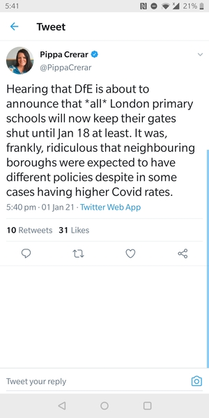Betting: when will schools be shut?