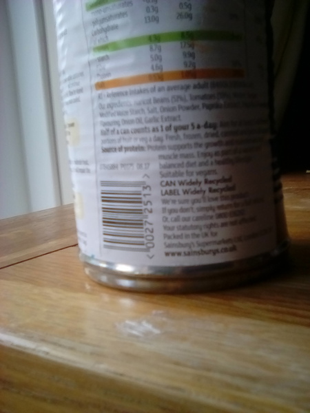 To warn you about Sainsburys own brand baked beans