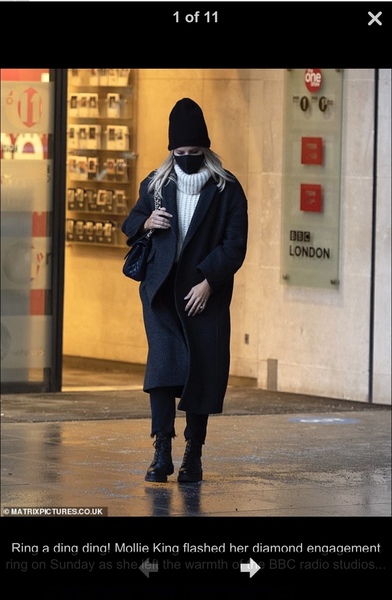 Mollie King coat
