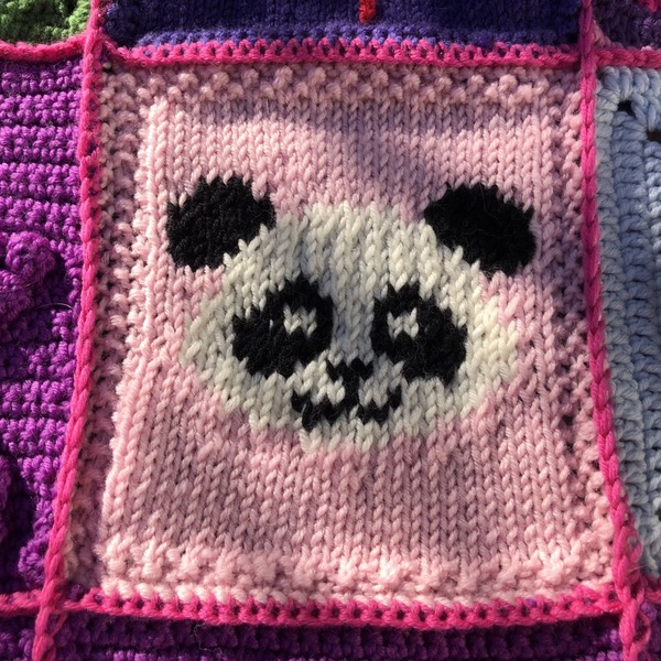 Woolly Hugs. A Blanket for GoJetterGirl, a tribute to her beautiful GoJetterBoy
