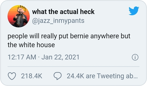 Moving on.... it's Biden/Harris Administration time (#124)