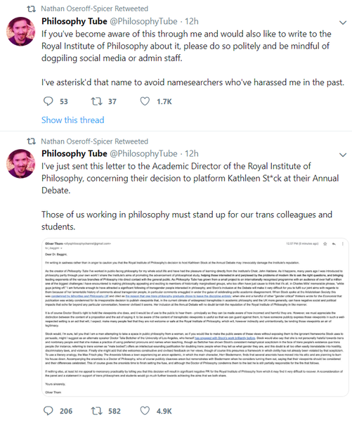 Another public statement on puberty blockers