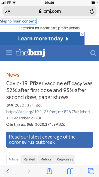 I fucking knew it. Second vaccine dose.
