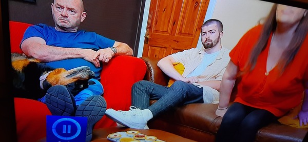 Goggle box - shoes on