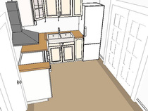 Small Ikea kitchen layout help?