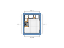 Small Ikea kitchen layout help?