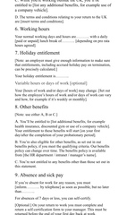Where can I find a template for an employee contract?