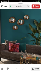 Paint colour help - deep teal