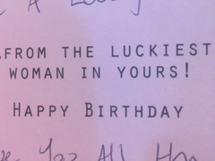 It’s my birthday today and my DP got me this card!