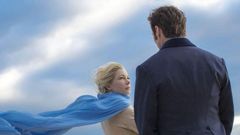 Blue scarf like this?