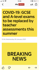 Exams cancelled