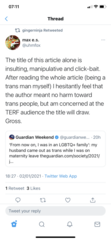 From now on, I was in an LGBTQ+ family’: my husband came out as trans while I was on maternity leave