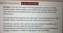 Immunosupressants and Vaccine
