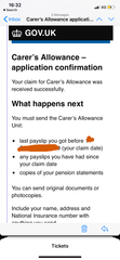 Carer’s allowance