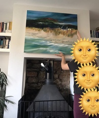 Is this painting too big for the space?