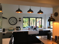 Navy kitchen