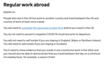 U.K. enforced quarantine