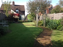 Long narrow family garden... how to stop it looking like a green corridor