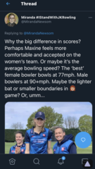 A picture speaks a thousand words. Transwomen in women’s sport