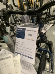 To be angry about the names of these bikes in Halfords?