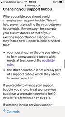 Changing social bubbles