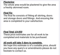 Deluxe Storage Room in loft quote?