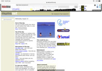 Mumsnet 20 years ago.