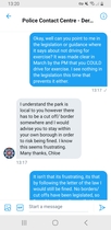 to think Derbyshire police need to read the LAW and understand that you can't fine people when they are not breaking it