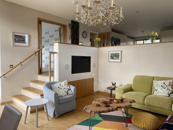 Rear extension when there is a drop to the garden