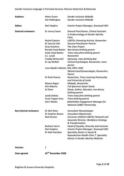 Breastfeeding is now chestfeeding, Brighton’s trans-friendly midwives are told