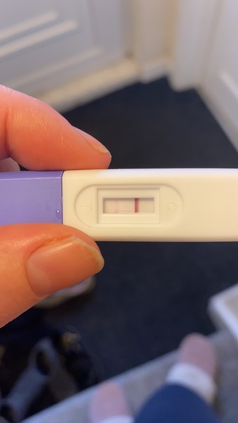 Positive line disappeared?