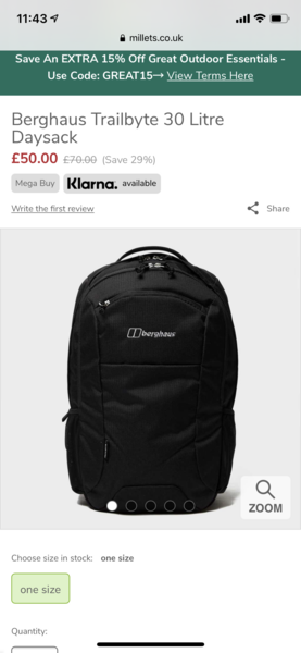 School rucksack for teen boys