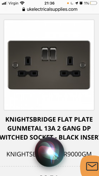 Door handles/light switches/sockets - whats in?
