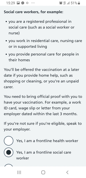 Am I eligible for a vaccine